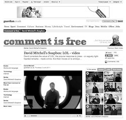 David Mitchell's Guardian page